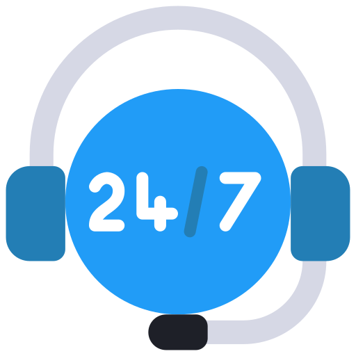 24/7 Assistance Icon